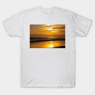 Golden Sunrise over the North Sea T-Shirt